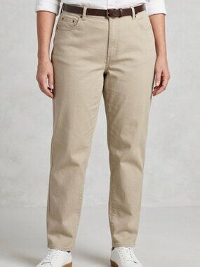 Eddie Bauer Khaki 5 Pocket Pants, cotton, 18P, Gorpcore, outdoor, classic